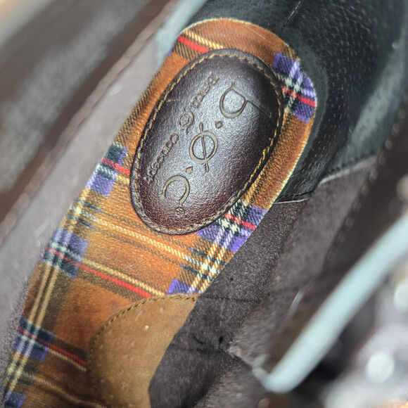 Boc Born Boots Women's 8.5 M Brown Suede Leather Harness Braided Heeled Booties - Picture 7 of 9